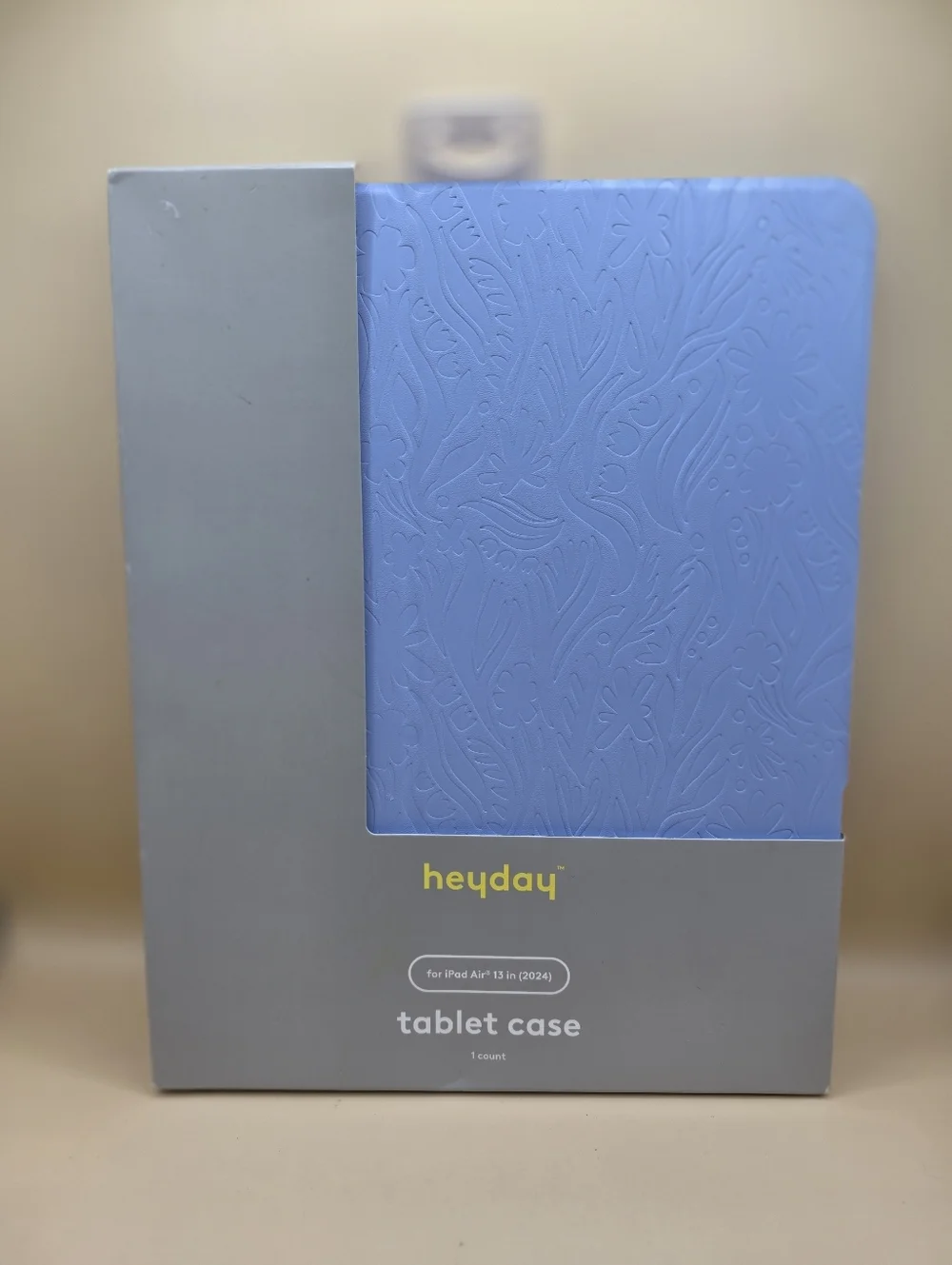 New- iPad Air 13 (2024) Case - heyday Periwinkle Blue Debossed